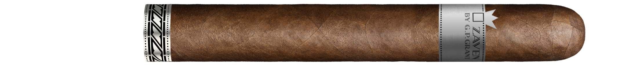 ZAVEN BY G.P.GRANT CIGARE PLATINUM CORONA Ø42 х 5 1/8” (Ø16.5 х 130 mm)