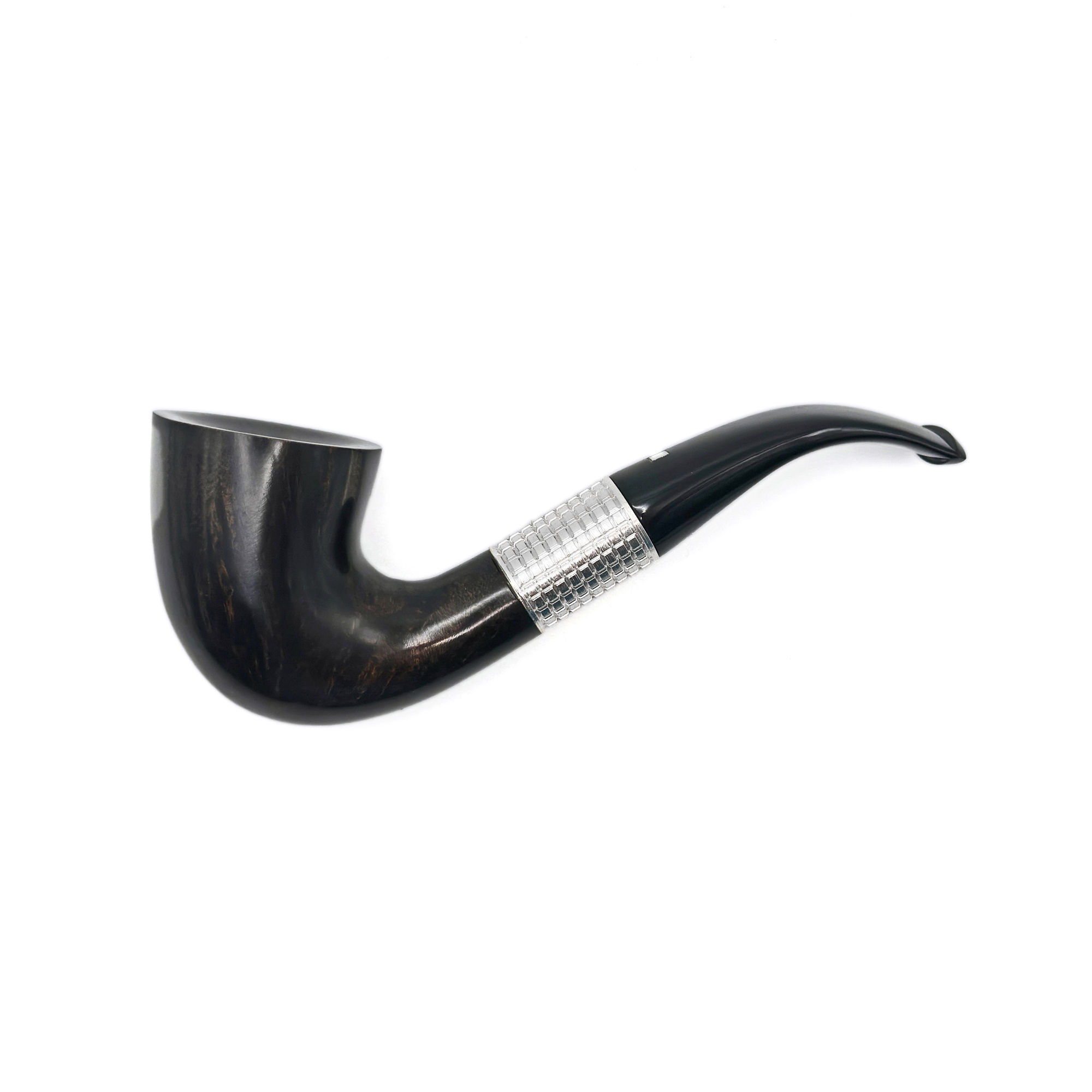 High-End Pipe George «Long Ring» Half Bent Black