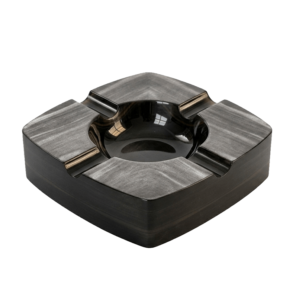 Vanakat Obsidian Cigar Ashtray  cenicero en obsidiana, posacenere in ossidiana, cendrier en obsidienne, Aschenbecher