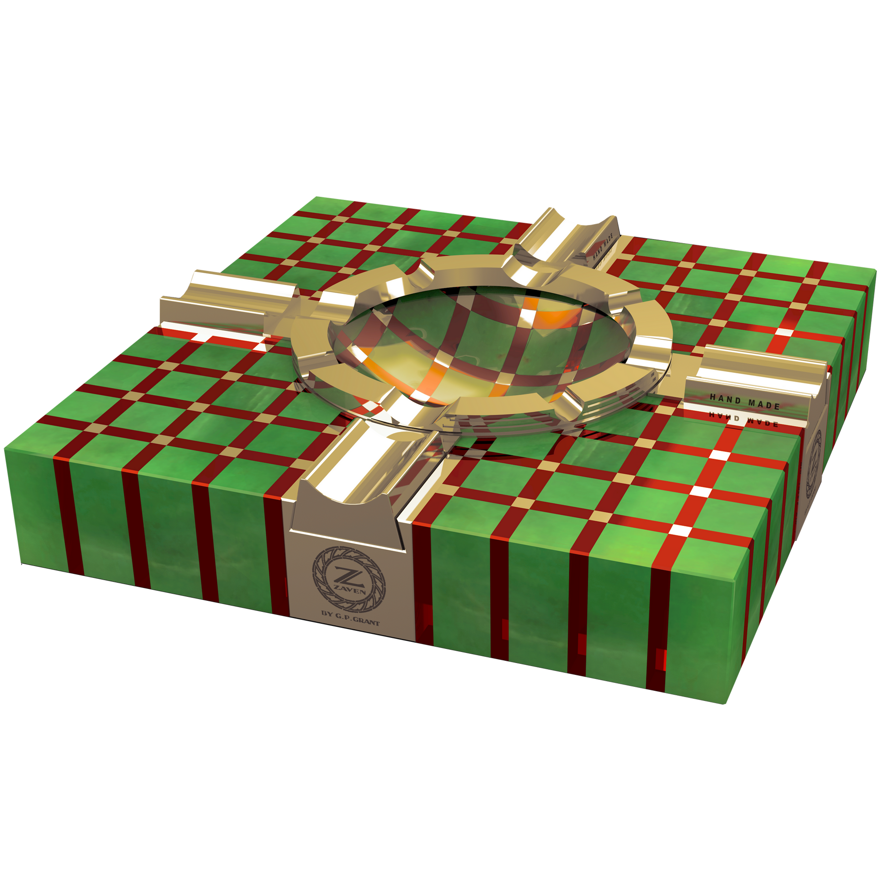 Authentic Unique Cigar Ashtray Quartet 355 Jade