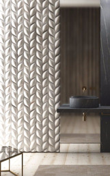     Duramica 3D stone panels for bespoke wall cladding