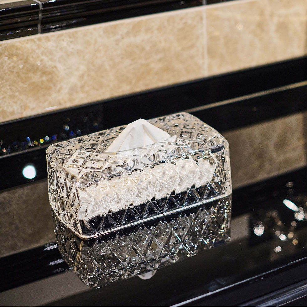 Miniature : Verleihen Sie Ihrem Raum mit den Luxe Crystal Tissue Holders einen eleganten Touch, MARIO CIONI