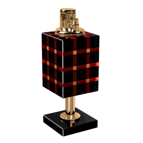 SPECIAL STONE TABLE LIGHTER BLACK VOLCANO