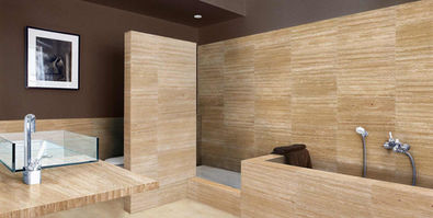 English: Travertino Classico in light beige color
Deutsch: Travertino Classico in hellbeiger Farbe
Español: Travertino Classico en color beige claro
Français: Travertino Classico en beige clair
Italiano: Travertino Classico in colore beige chiaro
Русский: Travertino Classico светло-бежевого цвета
العربية: ترافرتينو كلاسيكو بلون البيج الفاتح
