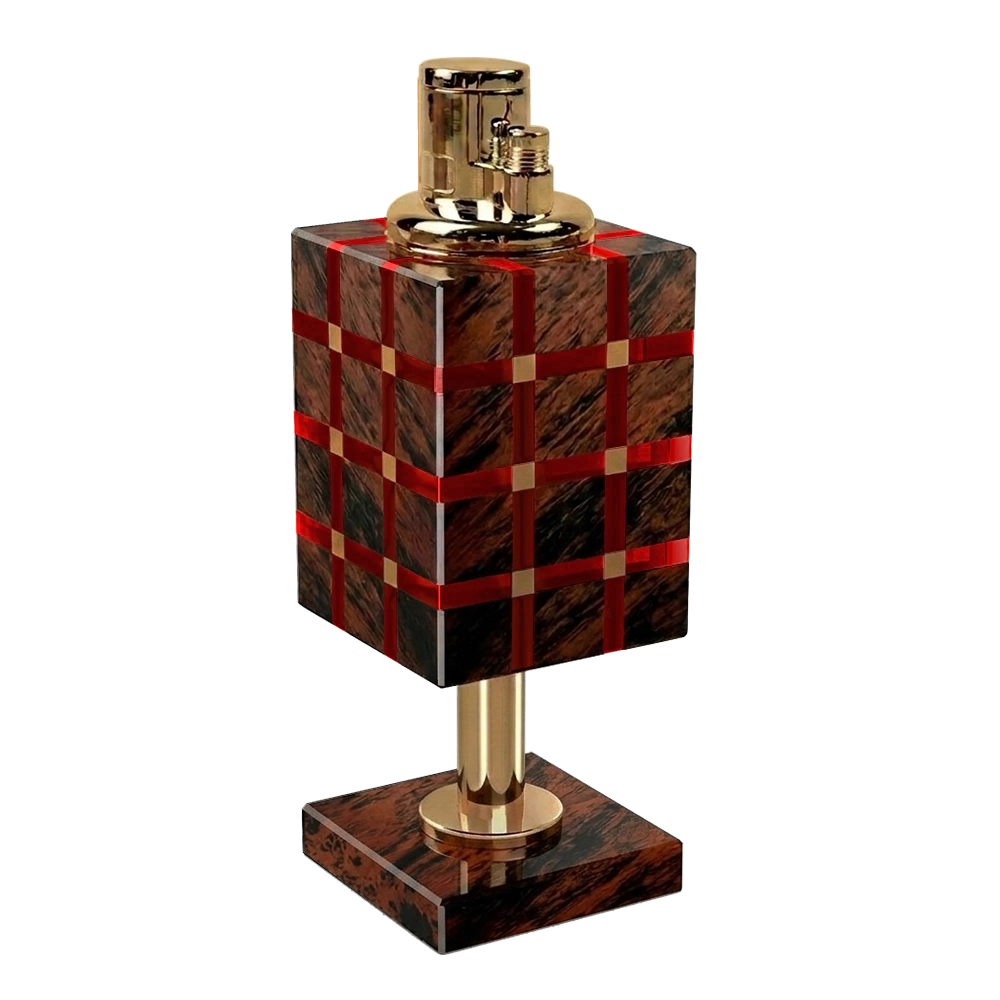     Collectible natural stone lighter for cigars, created from rare stone and premium metal elements.