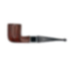 Traditional smoking pipe with onyx inlay crafted with smooth polished bowl, pipa da fumare
