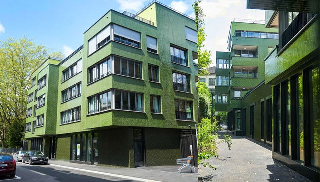 Объемная керамическая плитка создаёт динамичную игру света и тени на фасаде, делая архитектурный облик выразительным и современным. Клинкерная плитка с глазурованным покрытием подчёркивает структуру здания и обеспечивает надежную защиту от внешней среды.