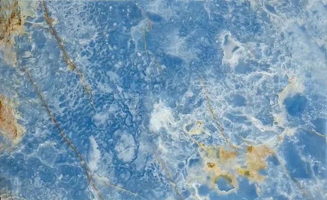 The Aqua Gold Blue Onyx Pakistan panel by Duramica features rich blue shades with golden accents, delivering a refined aesthetic that suits high-end interior designs.