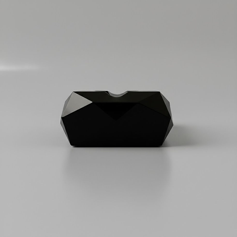 Miniature : Vanakat Obsidian Cigar Ashtray – cenicero de obsidiana hecho a mano para quienes valoran el diseño y la elegancia.