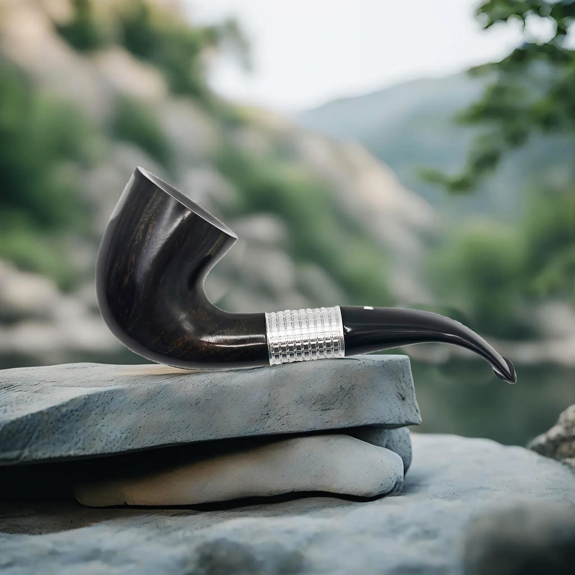 These handmade smoking pipes redefine elegance with a 25 mm jewellery pipe ring, intricately engraved and coated in noble metals. As true artisan pipes, each briar pipe reflects the highest level of pipe craftsmanship. Whether you’re a seasoned pipe smoker, a pipe collector, or new to pipe smoking, these premium pipes offer more than function—they represent refined pipe art, timeless pipe style, and rich pipe culture. From exclusive pipes to collectible pipes, each luxury pipe in this line is an exclusive smoking pipe. Visit our online pipes store or online pipes shop to buy pipe online and explore the best smoking pipes. For lasting elegance, learn how to clean a smoking pipe—a ritual every true lover of the pipe life should know.