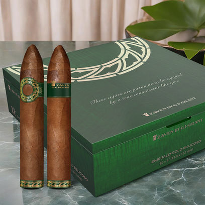 Exclusive  Ultra Premium Cigars Emerald Gold Double Toro Gordo Belicoso 60 - Featuring exceptional craftsmanship and aged tobacco for a distinguished pleasure