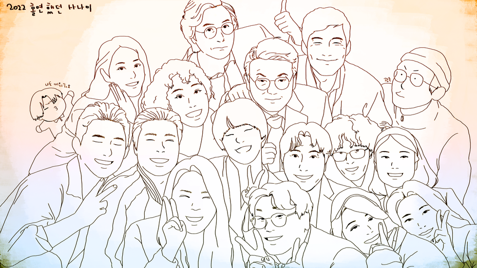 홀연했던 사나이 배우 그림