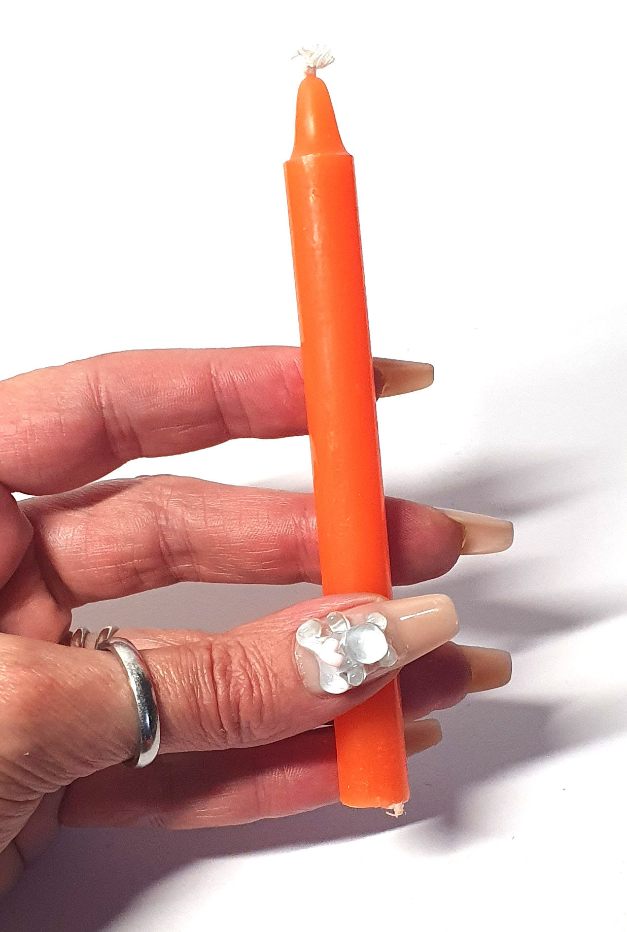 Mini bougie teintée dans la masse - Orange