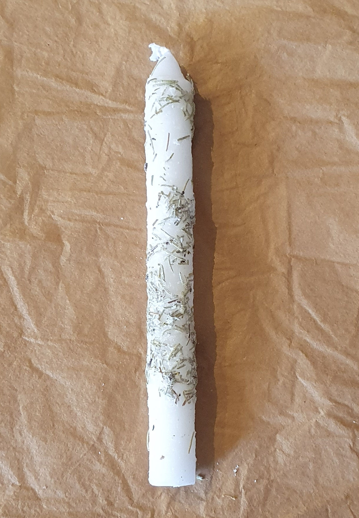 Bougie Ritualisée blanche