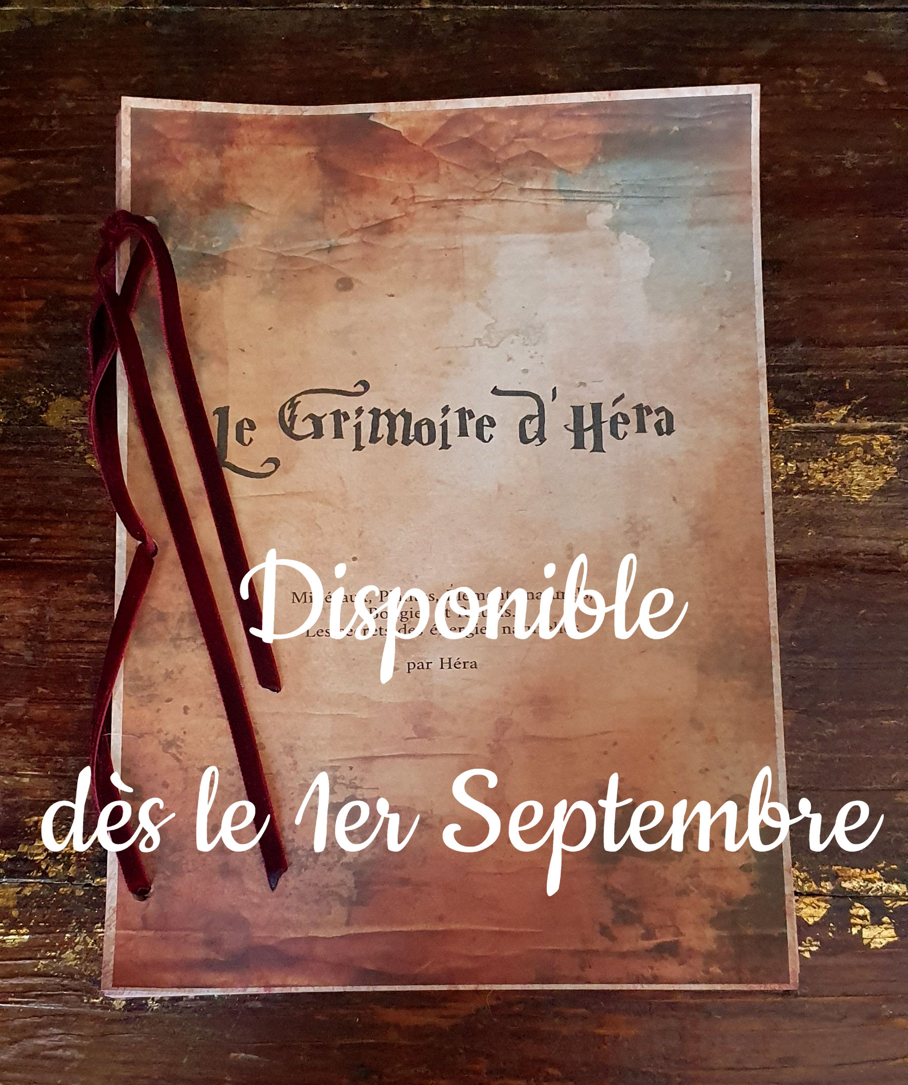 Le Grimoire d'Héra - Papier format A4 effet parchemin