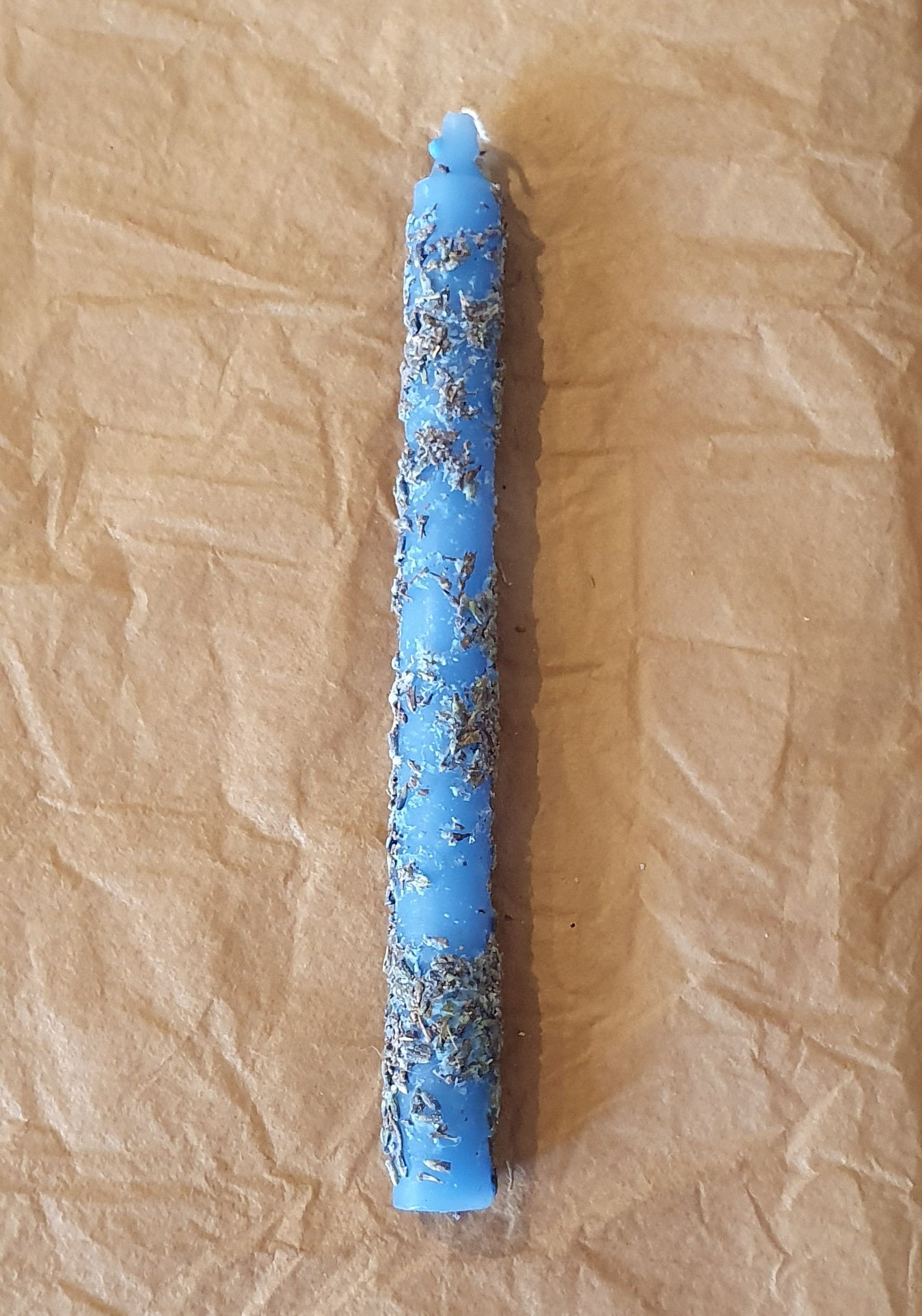 Bougie Ritualisée bleu ciel