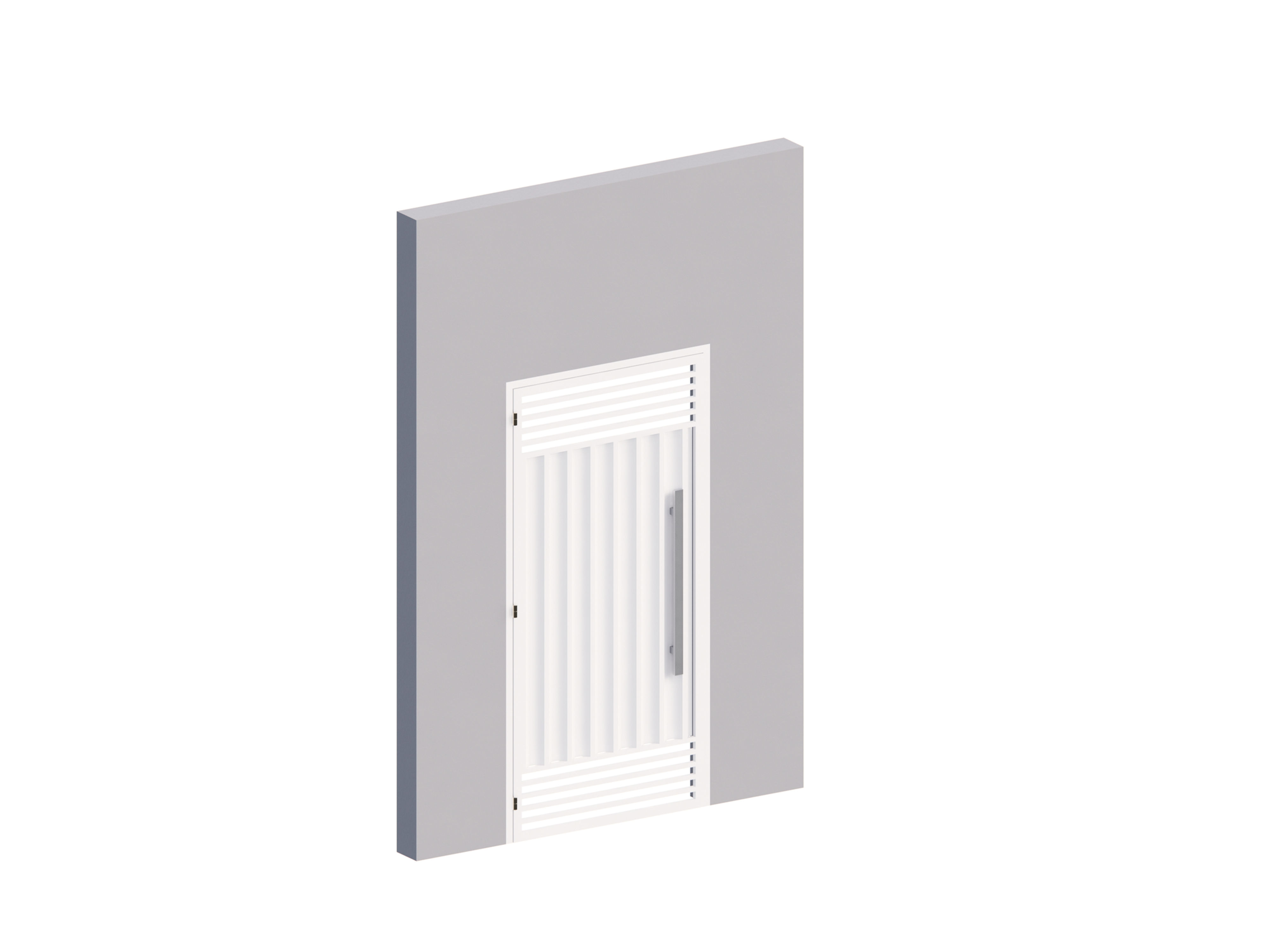 F Parametric Metal Social Gate PT 051 Revit High Quality