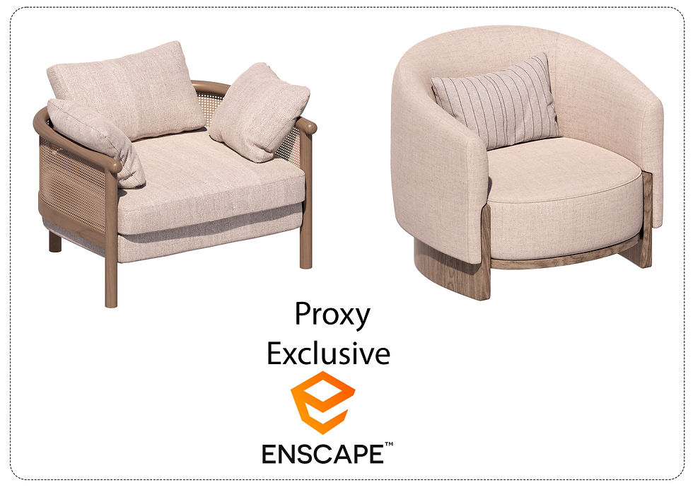 Thumbnail: Enscape Proxy Armchairs 10 Models