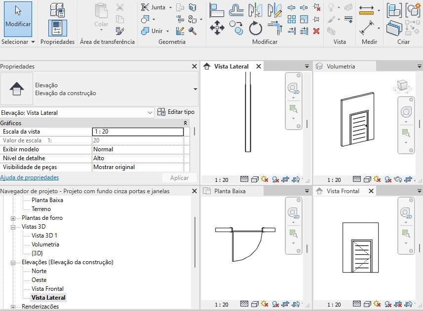 Thumbnail: Parametric N Door PL 09 Revit High Quality