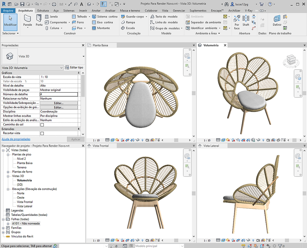 Thumbnail: Chair Revit 21 High Quality