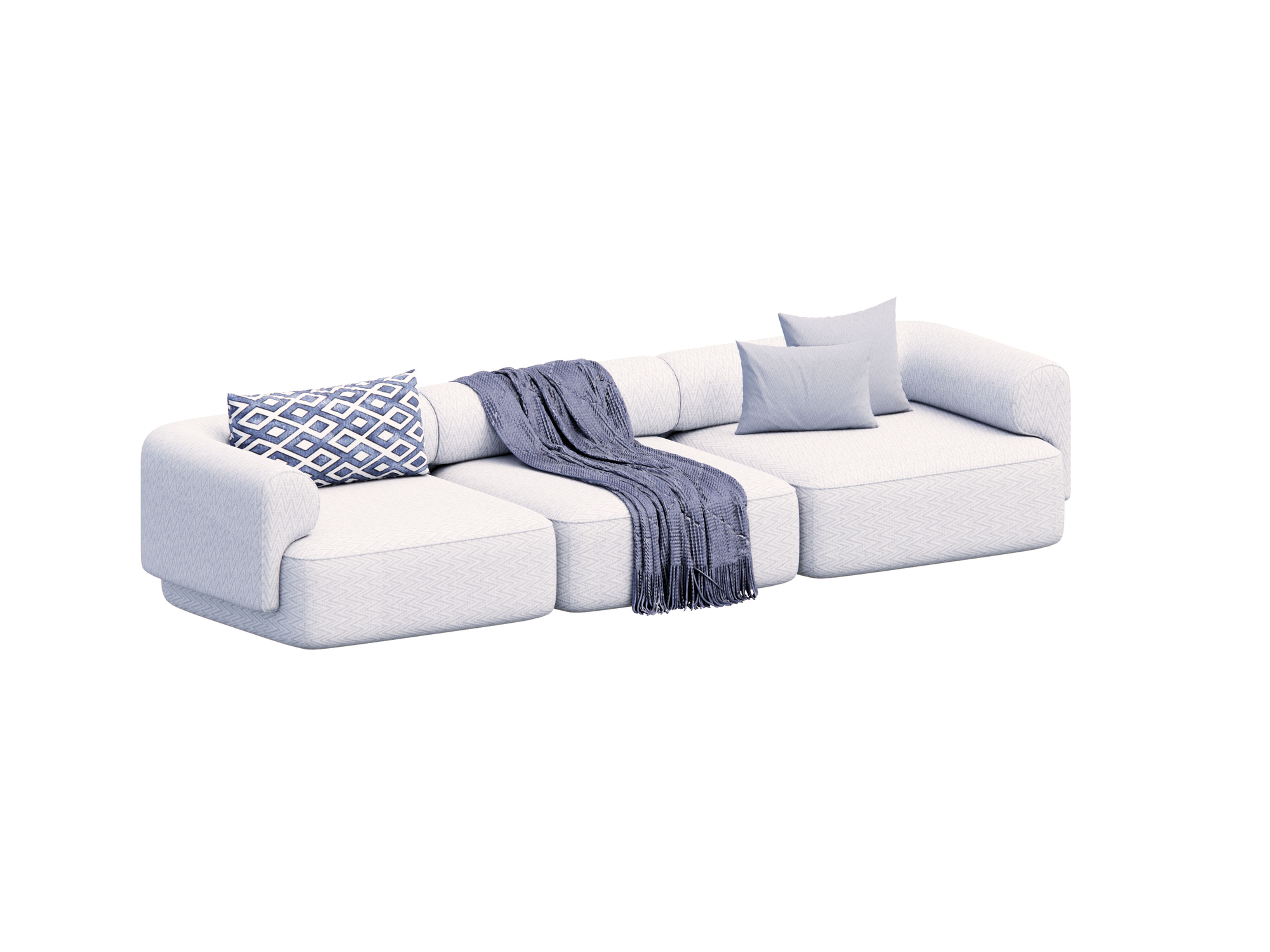 Sofa Textured 03 Revit 2023