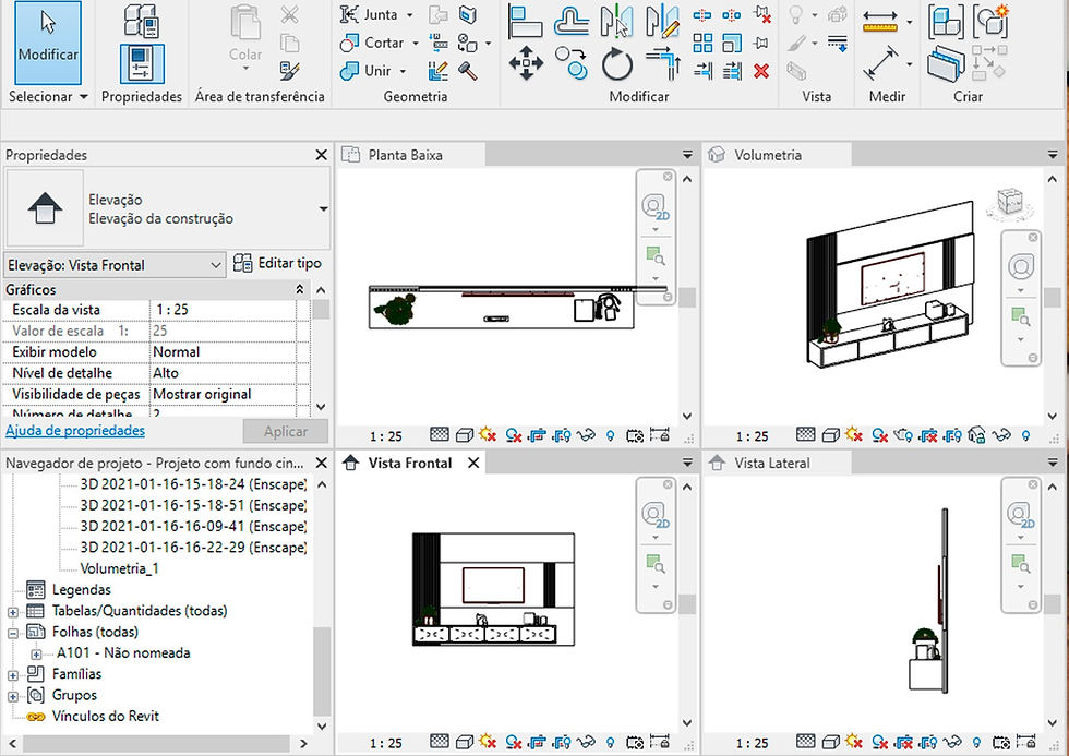 Thumbnail: Parametric G  Rack TV Panel High Quality
