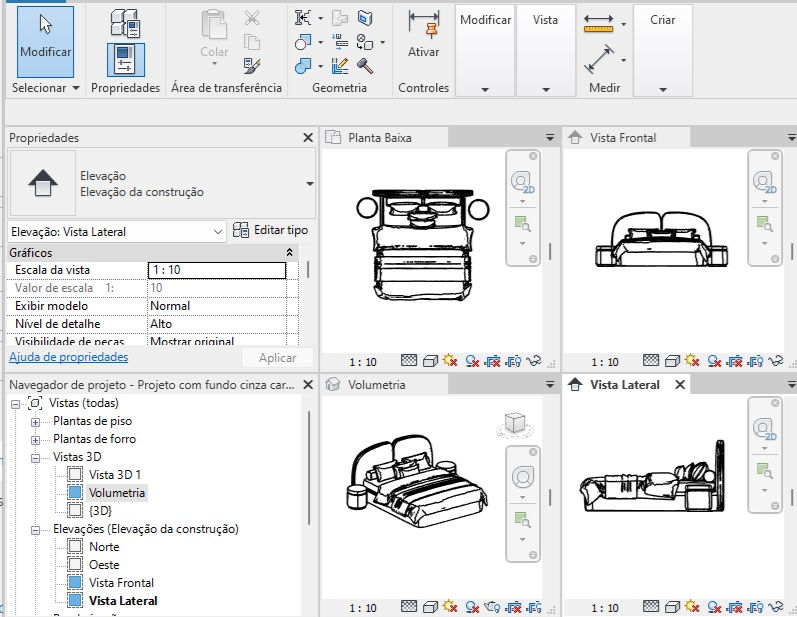 Thumbnail: Bed Textured Artur Block Revit 2023