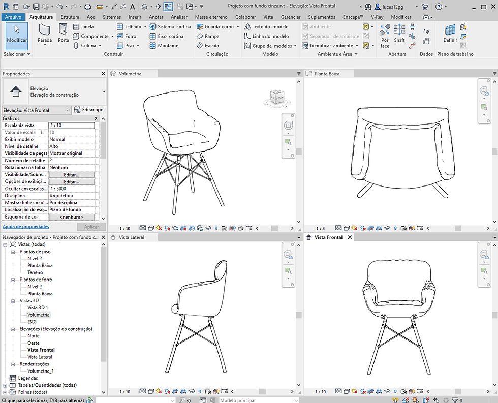Thumbnail: Chair Revit 15 High Quality
