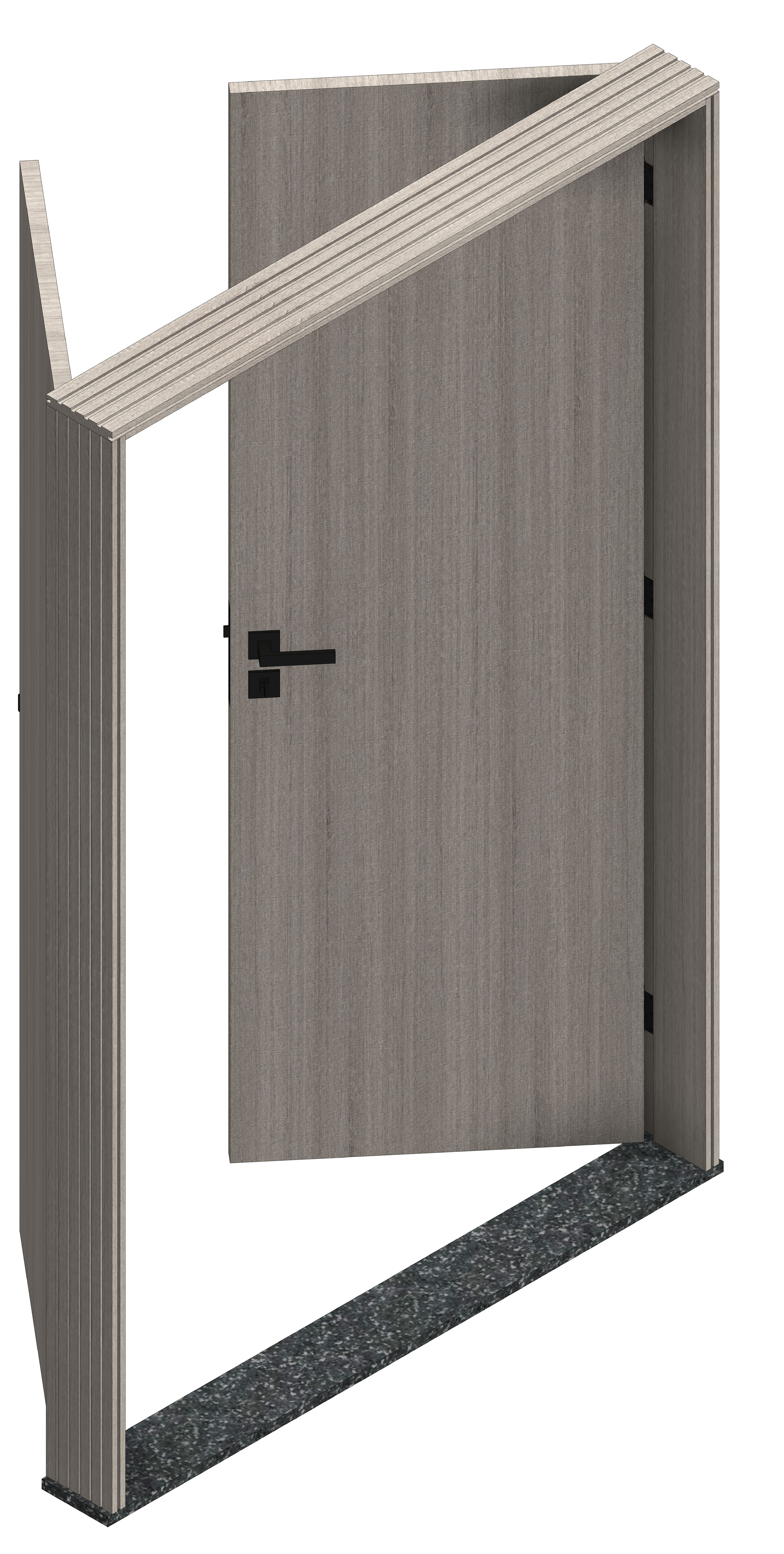 F Parametric  PTG_005_Smooth Door 02 Rotating Leaves