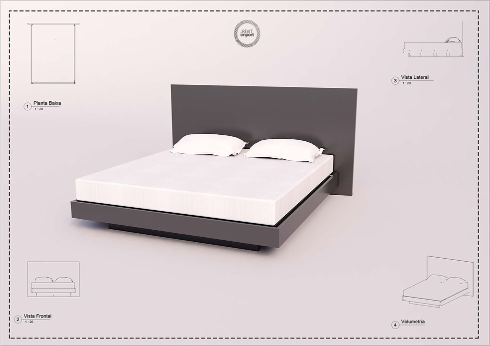 Thumbnail: V Conceição Breton Bed 2 Sizes 150 or 200 wide