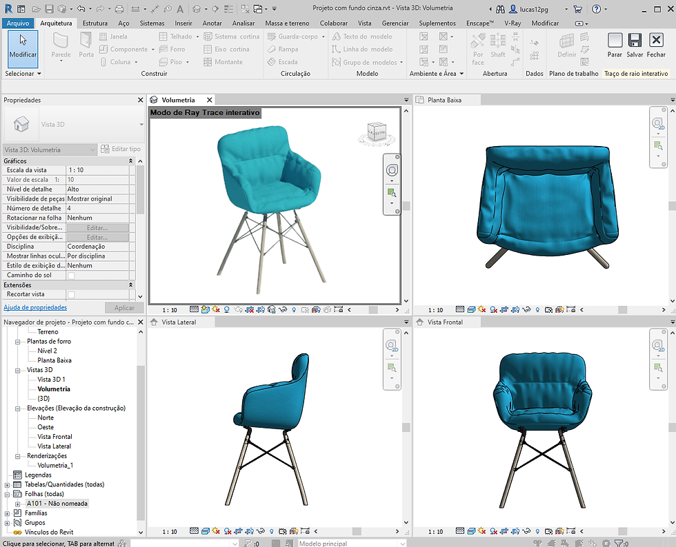 Thumbnail: Chair Revit 15 High Quality