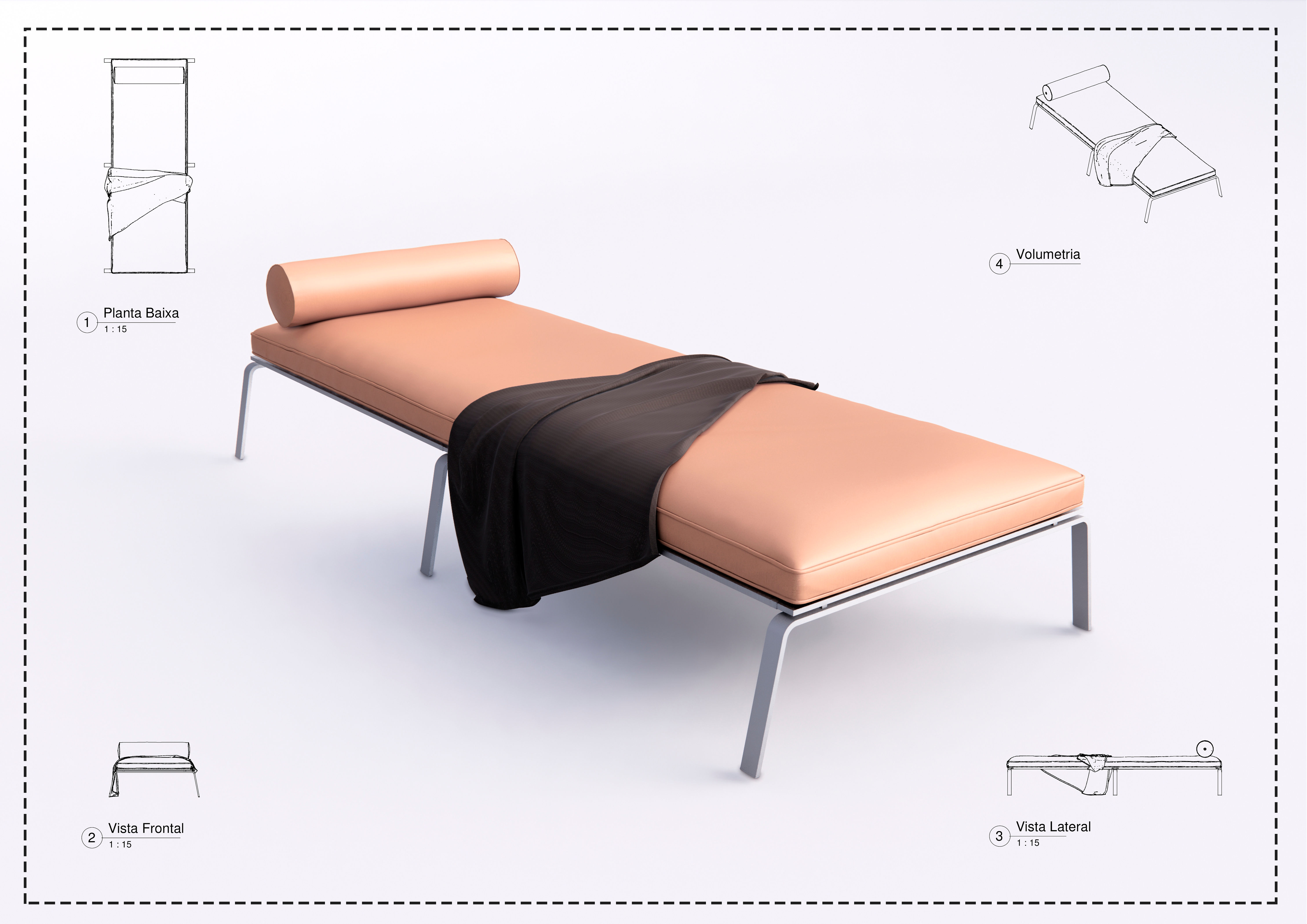 Sofa Chaise Revit 64 High Quality