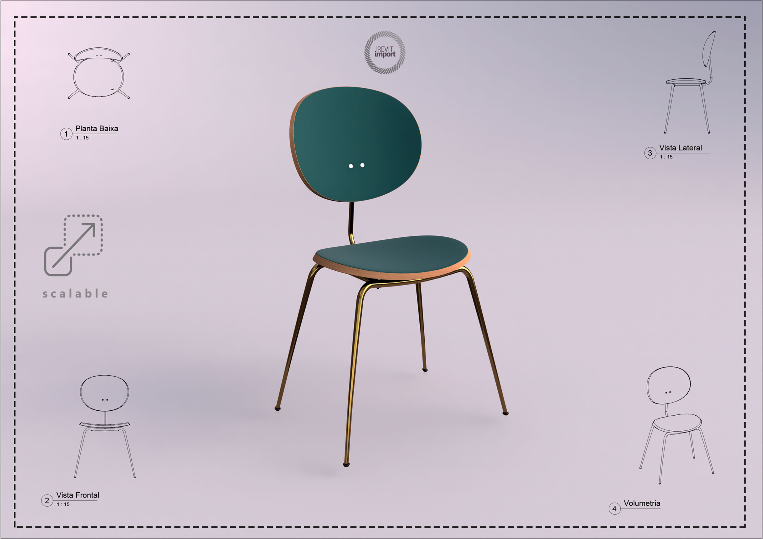 Armchair Chair 83 Scalable High Quality