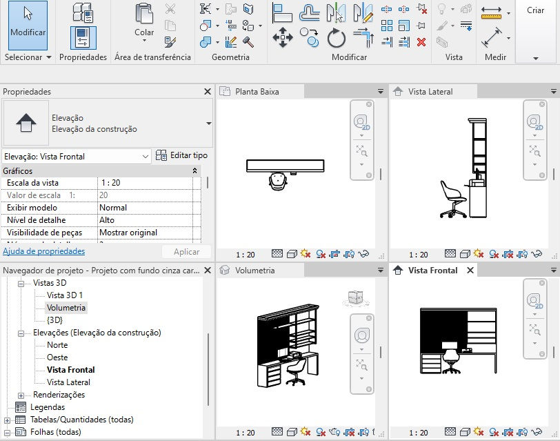 Thumbnail: M Parametric Home Office 02 Desktable Decorated