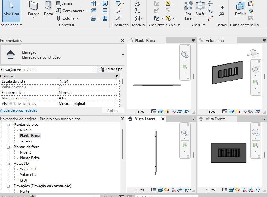 Thumbnail: Parametric F Grid With Vertical Frieze Revit