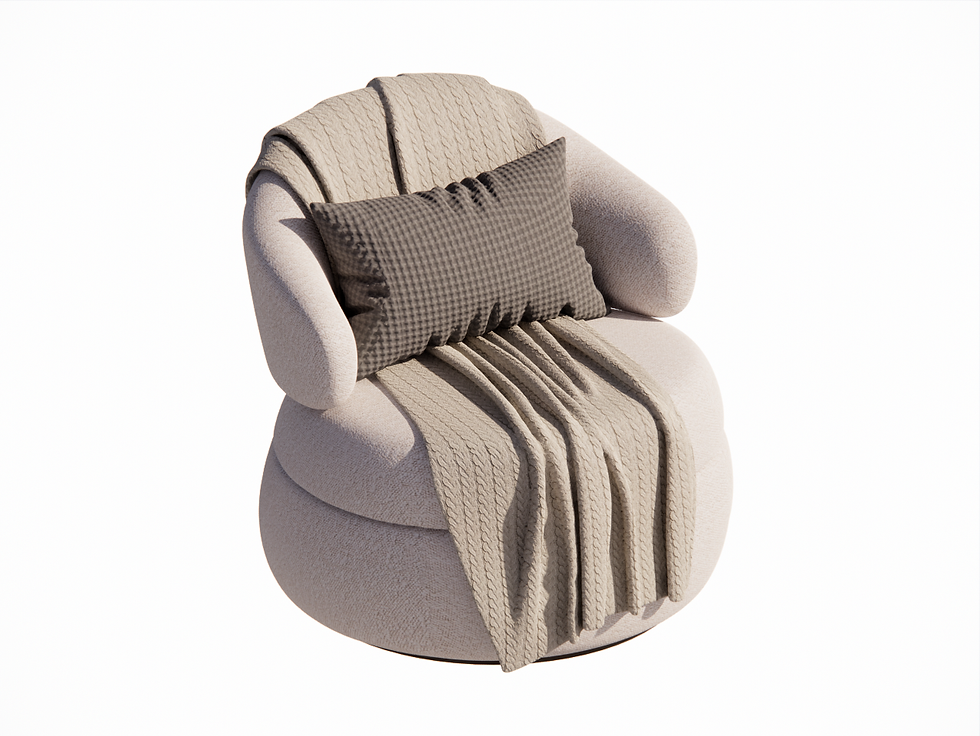 Thumbnail: Armchair Myla ROOBBA Revit + 3dsmax 2023