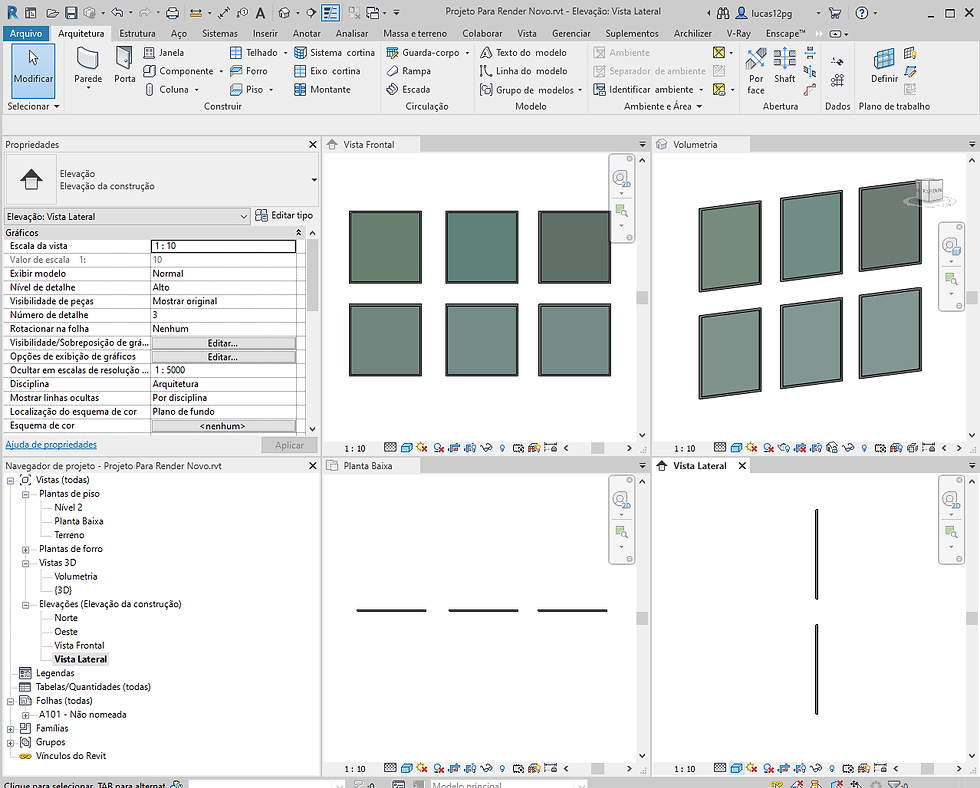 Thumbnail: Set Frame 04 80cm x 80cm Revit High Quality