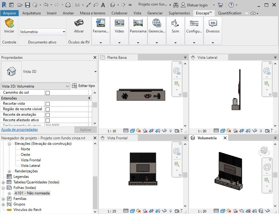 Thumbnail: Parametric G Rack TV 2 Panel High Quality