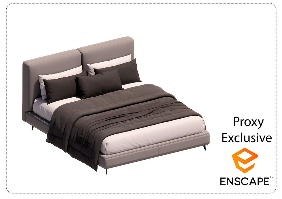 Thumbnail: Enscape Proxy Bed 5 Models