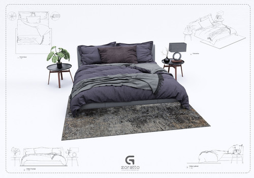 Bed Revit 9 High Quality | RevitImport