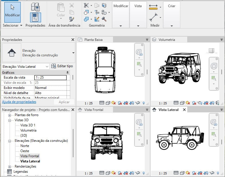 Thumbnail: Jeep UAZ 469 1970 Block Revit Family