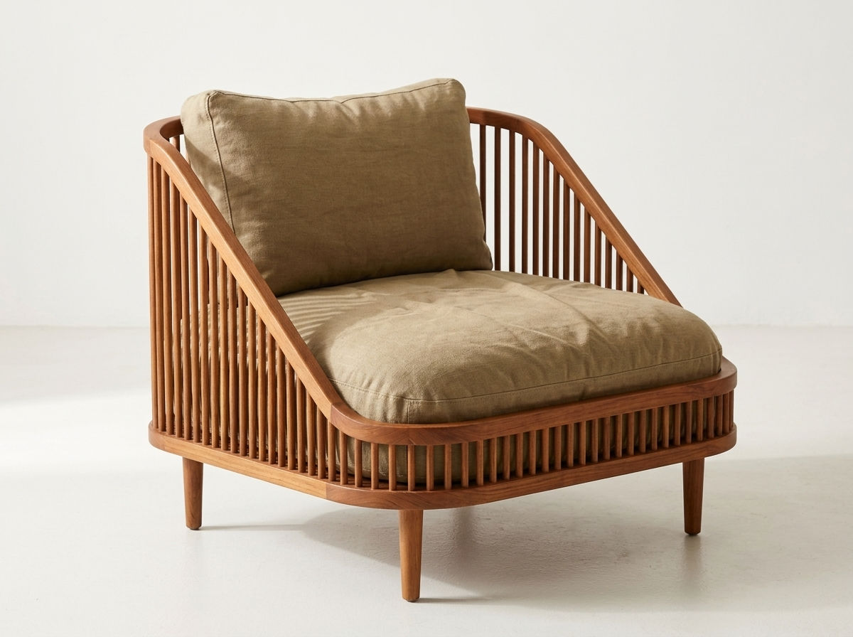Armchair Inacio Textured Block Revit Import