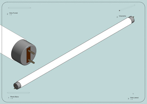 Parametric F Lighting T8 Revit High Quality | RevitImport
