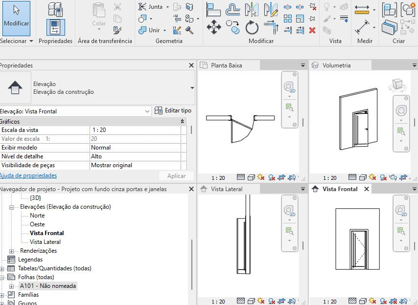 Thumbnail: Parametric N Door PL 12 Revit High Quality
