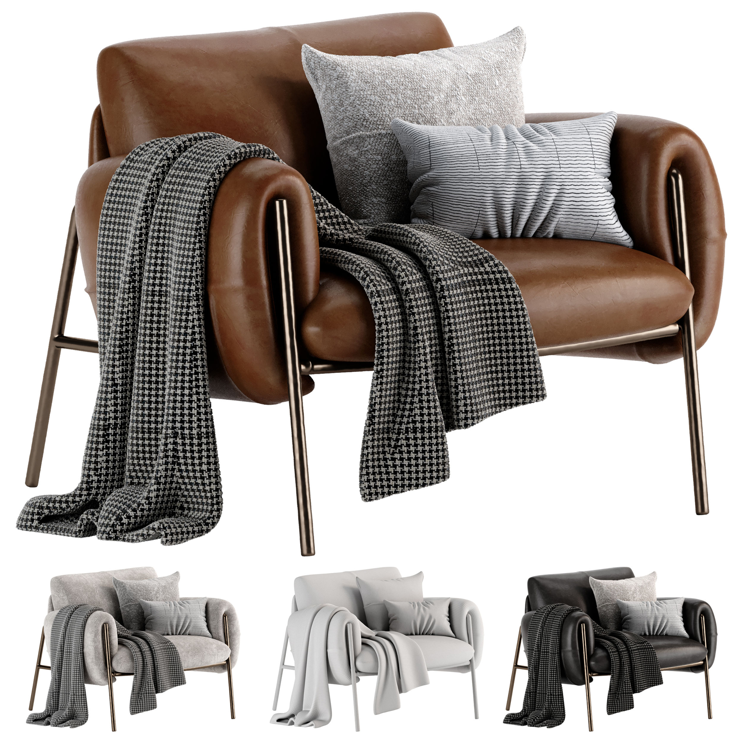 Armchair Serrana Revit +3dsmax 2023