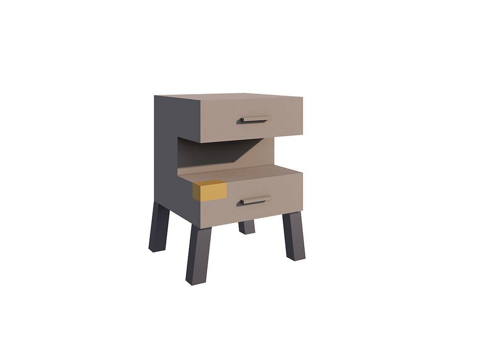 Thumbnail: R Side Tabble Mr Peter (50 x 47 x 65 cm)