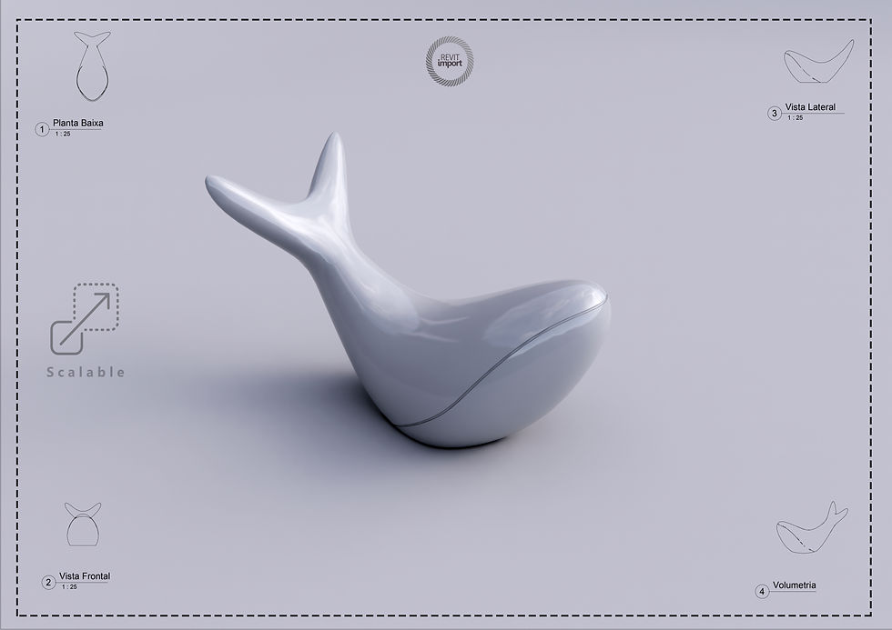 Thumbnail: M Fish Decoration Sculpture Revit High Quality