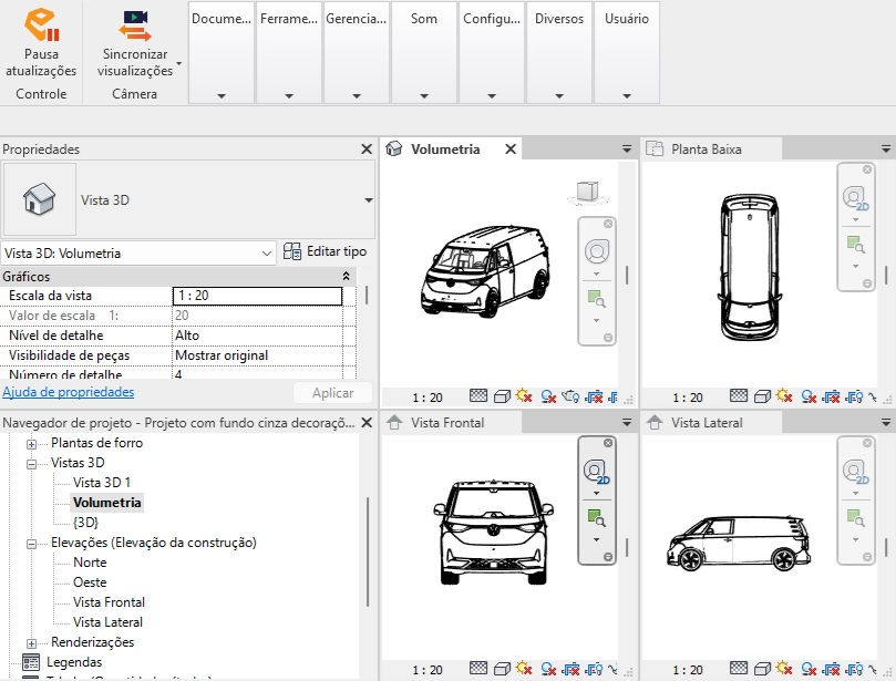 Thumbnail: L Volkswagen ID Buzz Revit Car