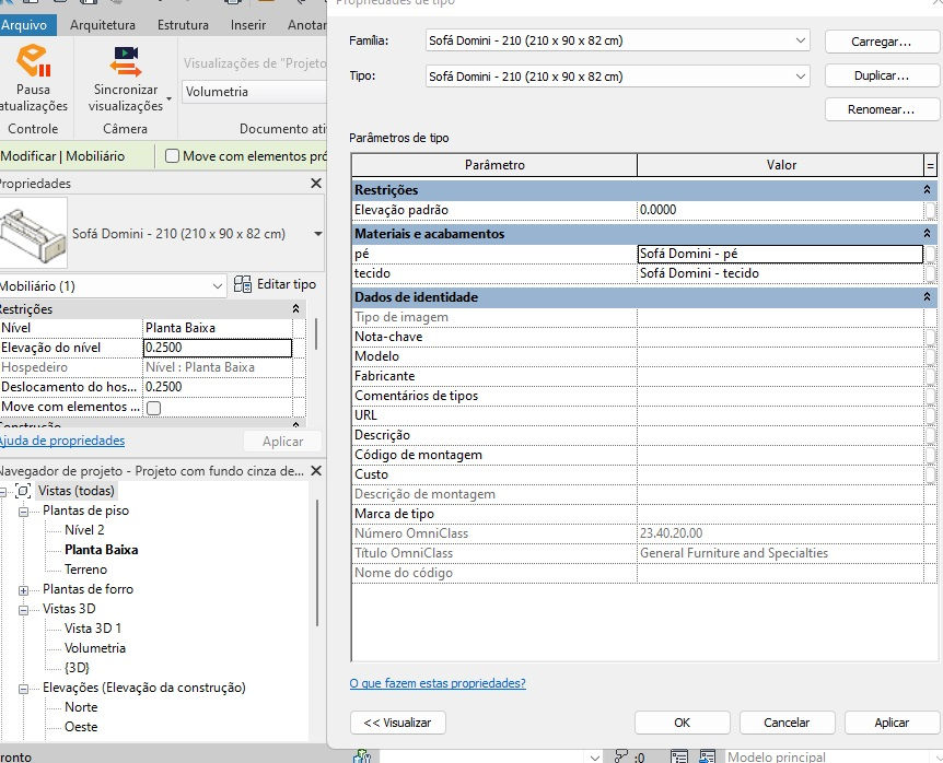 Thumbnail: R Kit Sofas 3 Sizes Domini Revit