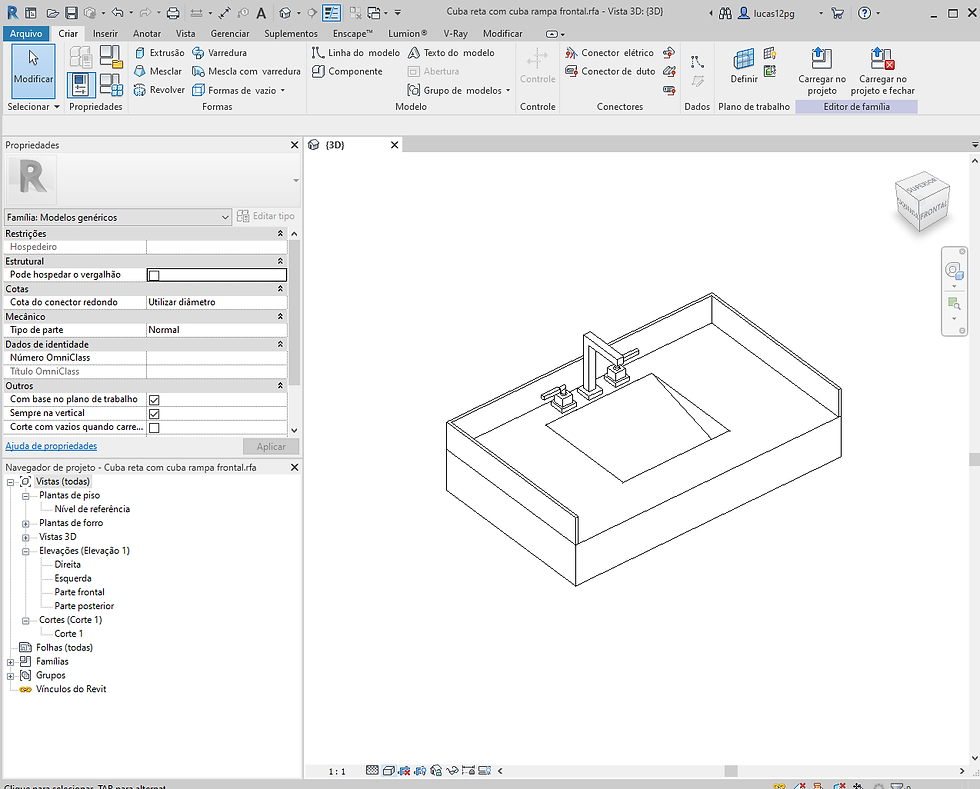Thumbnail: Parametric F Carved Bathroom Tub  01 High Quality